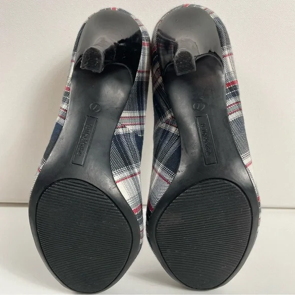 Kelly & Katie Plaid High Heel Pumps Women’s Size 7 - Holiday Preppy Classic - Picture 6 of 10